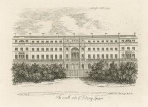 The South Side of Fitzroy Square by English School
