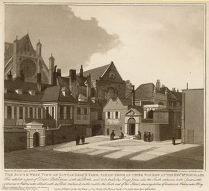South West View of Little Deans Yard by English School