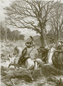 The Stag Hunt by English School