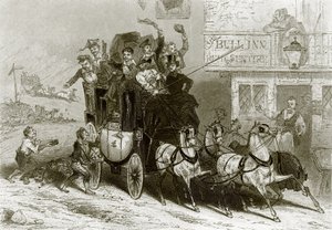 The stage coach by English School