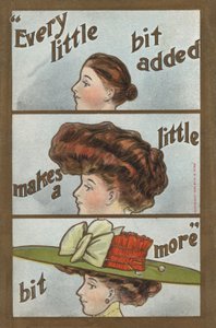 The stages of hairdressing by English School
