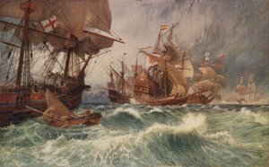 The summons to surrender: an incident in the attack on the Spanish Armada, 1588