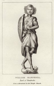 The Tomb of Sir William Marshal by English School