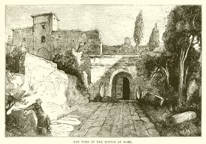 The tomb of the Scipios at Rome