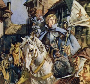 The townsfolk of Orleans were jubilant at the arrival of Joan