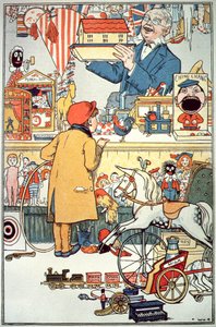 The Toy Shop, c.1910 by English School