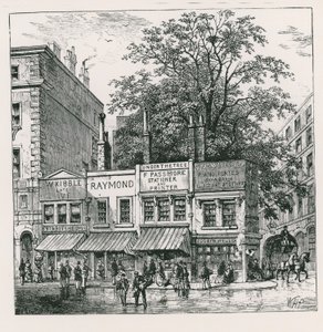 The Tree at the Corner of Wood Street, London by English School