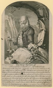 The true portrait of Christian Jacobsen Drakenberg by English School