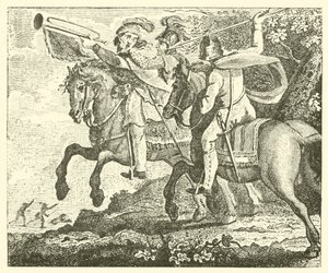 The Trumpeter Taken Prisoner by English School