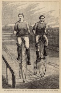 The Twenty-Five Miles Race for the Amateur Bicycle Championship at Lillie Bridge by English School