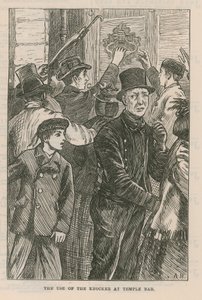 The Use of the Knocker at Temple Bar by English School