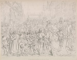 The Welcome of King Henry VI into London by English School