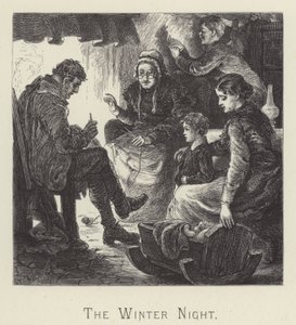 The winter night by English School
