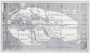 The world according to Eratosthenes, BC 220 by English School