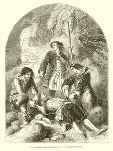 The wreckers stripping the body of Sir Cloudesley Shovell by English School
