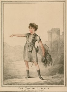 The young Roscius in the character of Douglas