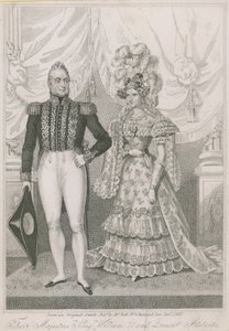 Their Majesties King William IV and Queen Adelaide by English School