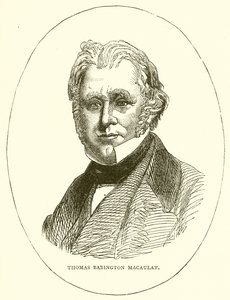 Thomas Babington Macaulay by English School