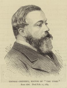 Thomas Chenery, Editor of "The Times" by English School