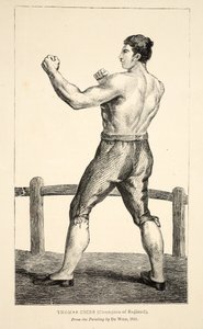Thomas Cribb, Champion of England, from the Painting by De Wild by English School