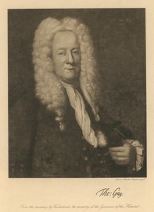 Thomas Guy, from the Painting by John Vanderbank by English School