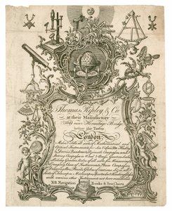 Thomas Ripley & Co, Trade Card by English School