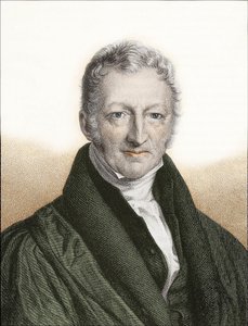 Thomas Robert Malthus (engraving) by English School