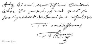Thomas Ryves by English School