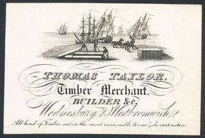 Thomas Taylor, timber merchant, builder by English School