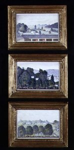 Three Woodland Landscapes, c.1840 by English School