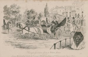 Through Governor Gate to Wilton Place, Hyde Park, London