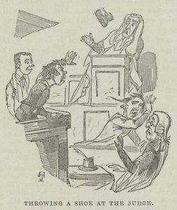 Throwing a Shoe at the Judge by English School
