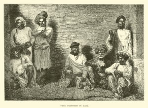 Thug Prisoners in Gaol by English School