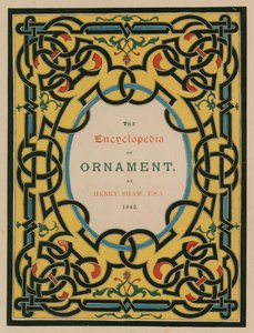 Title-page. Illustration for The Encyclopedia of Ornament by English School