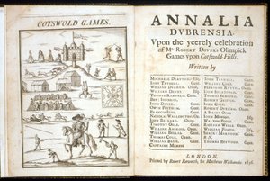 Title Page for Annalia Dubrensia: Upon the Yearly Celebration of Mr. Robert Dover