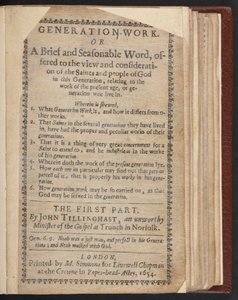 Title page of Generation work by English School