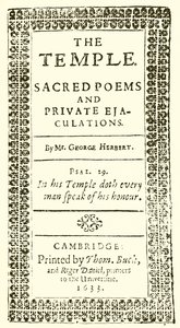 Title Page of George Herbert