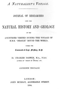 Title Page to A Naturalist