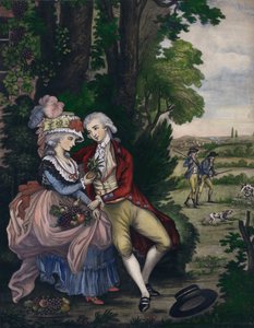 Tom Jones and Sophia Western, Scene from Henry Fielding