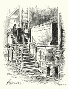 Tomb of King Edward I, Westminster Abbey by English School