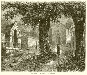 Tomb of Lamartine, St. Point by English School