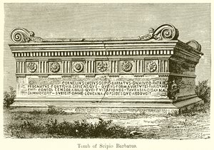 Tomb of Scipio Barbatus by English School
