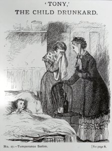 Tony, the Child Drunkard, c.1860 by English School