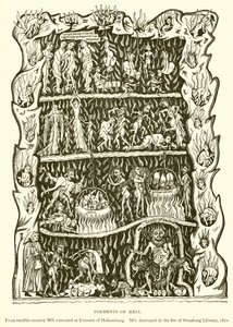 Torments of Hell by English School