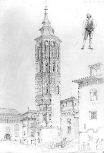 Torre Nueva of Zaragoza, 1831