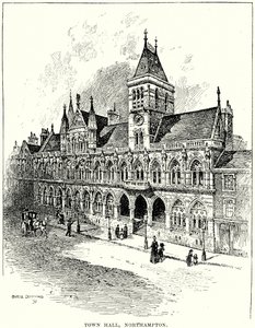 Town Hall, Northampton by English School