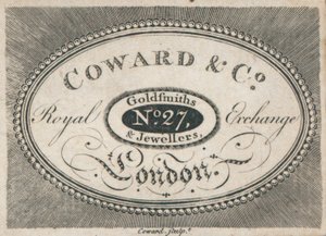 Trade Card, Coward & Co by English School