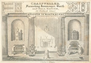 Trade Card, Crassweller by English School