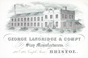 Trade card, George Langridge & Company by English School
