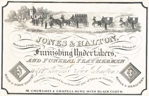 Trade Card, Jones & Halton